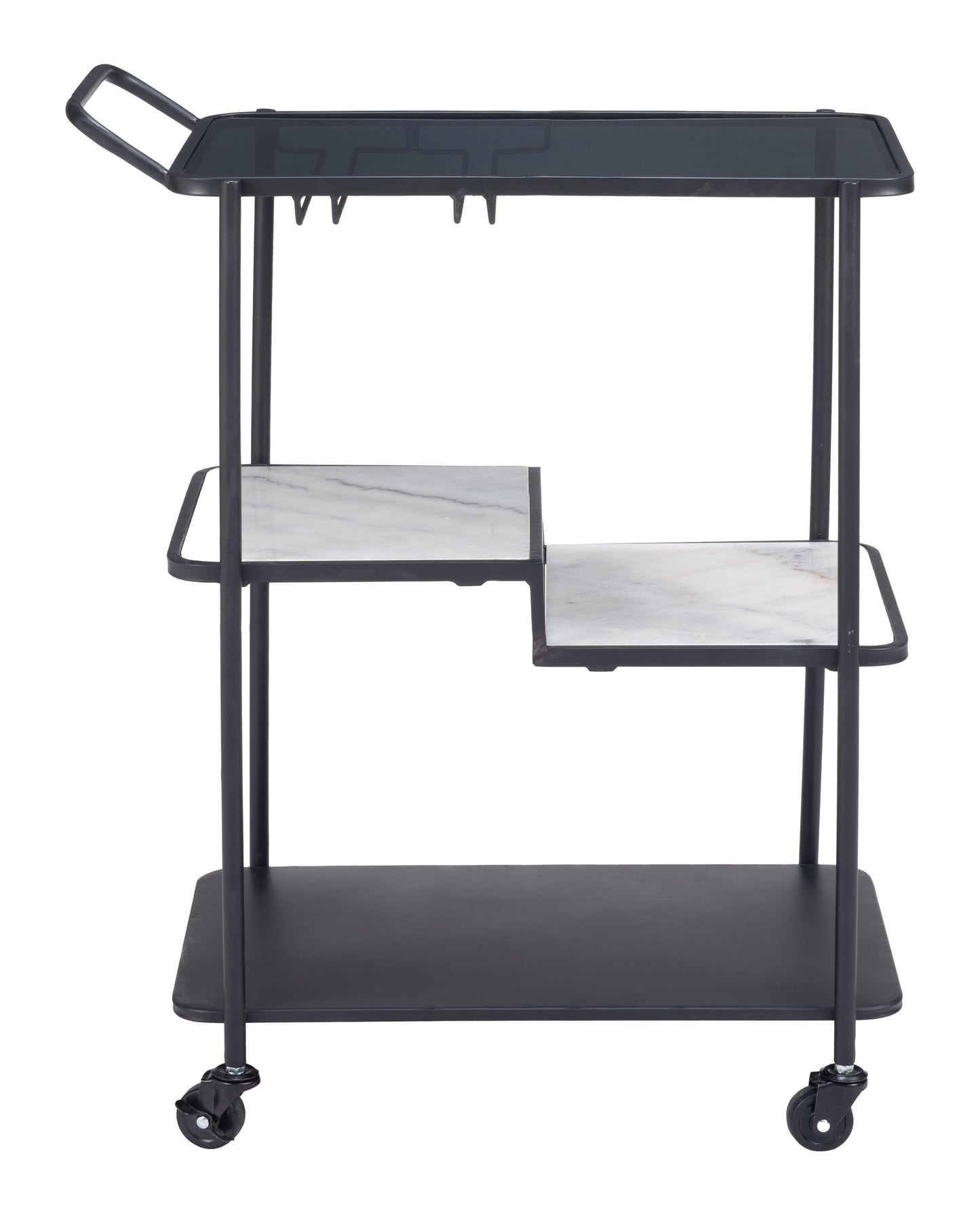 Constanza Bar Cart & Serving Cart - Black